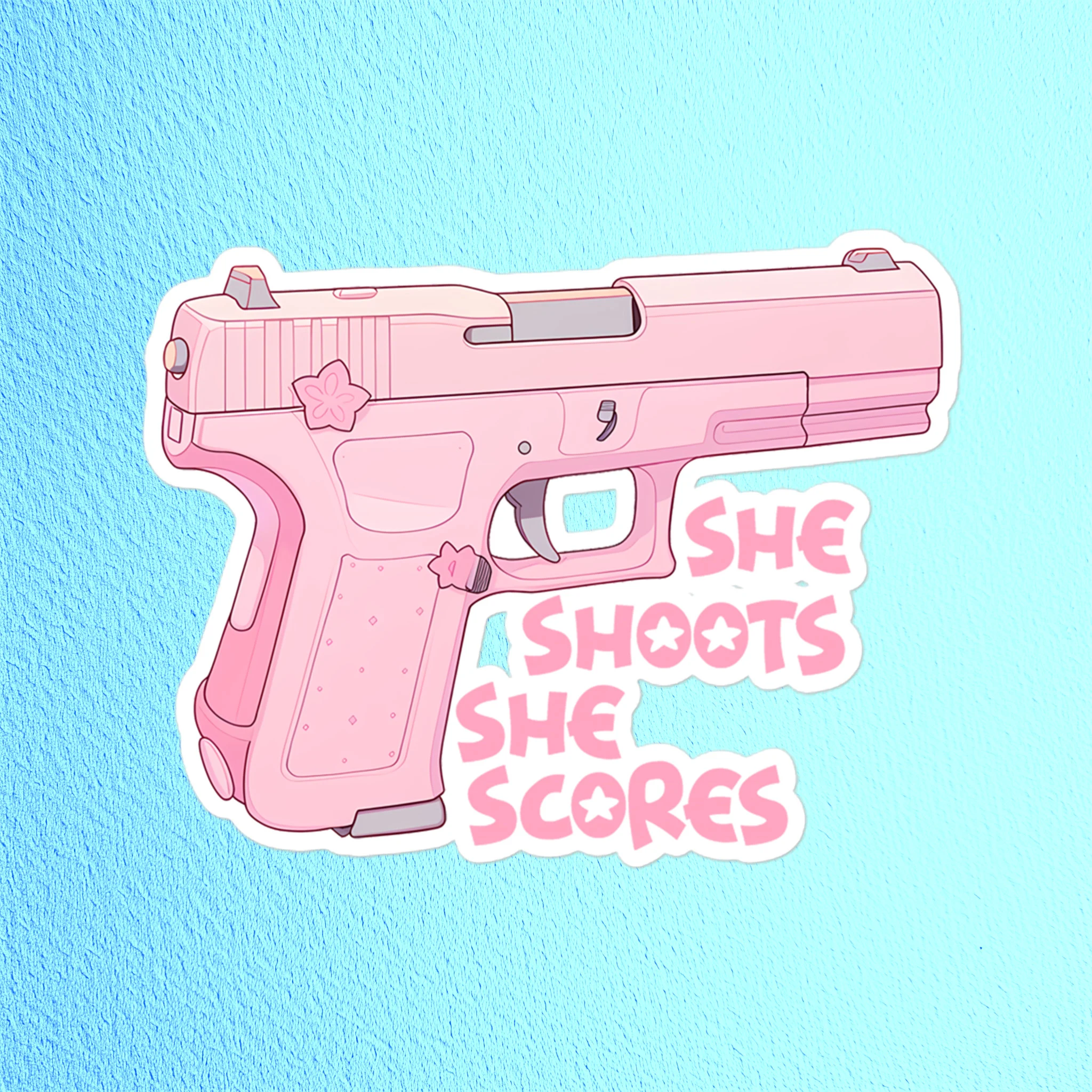 Pink Glock Sticker